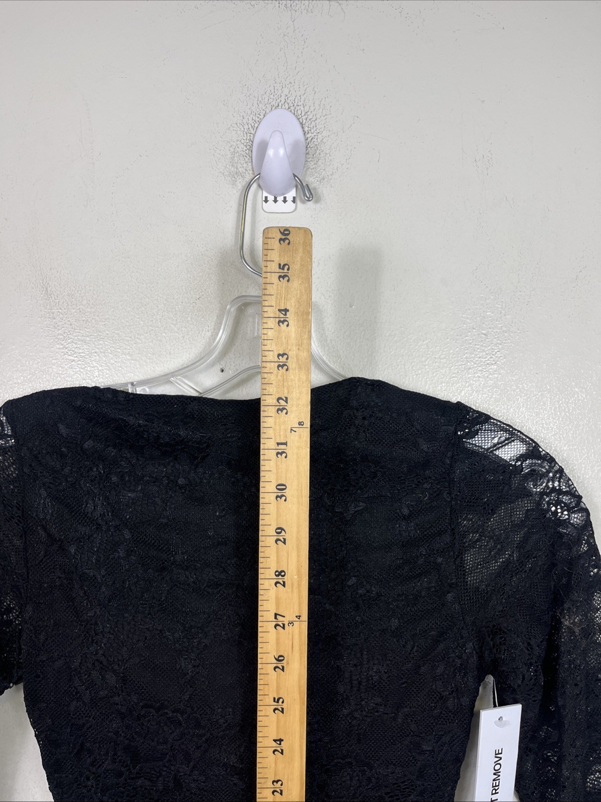 Polly Princess Airabella Lace Long Sleeve Minidress Black Lace Size 2 NWT