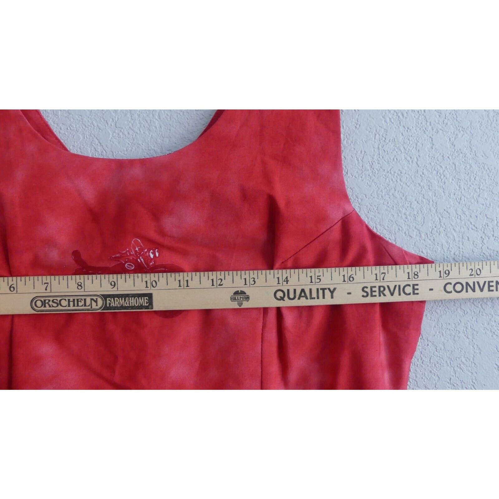 KY’s Hawaii Motorcycle Sundress Large Chopper Tropical Graphic Vintage