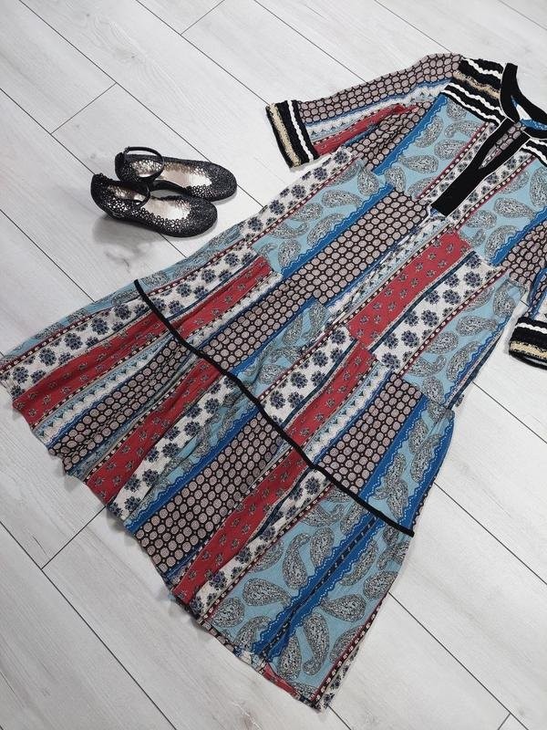 Women Monsoon Dress Multicolor Viscose L