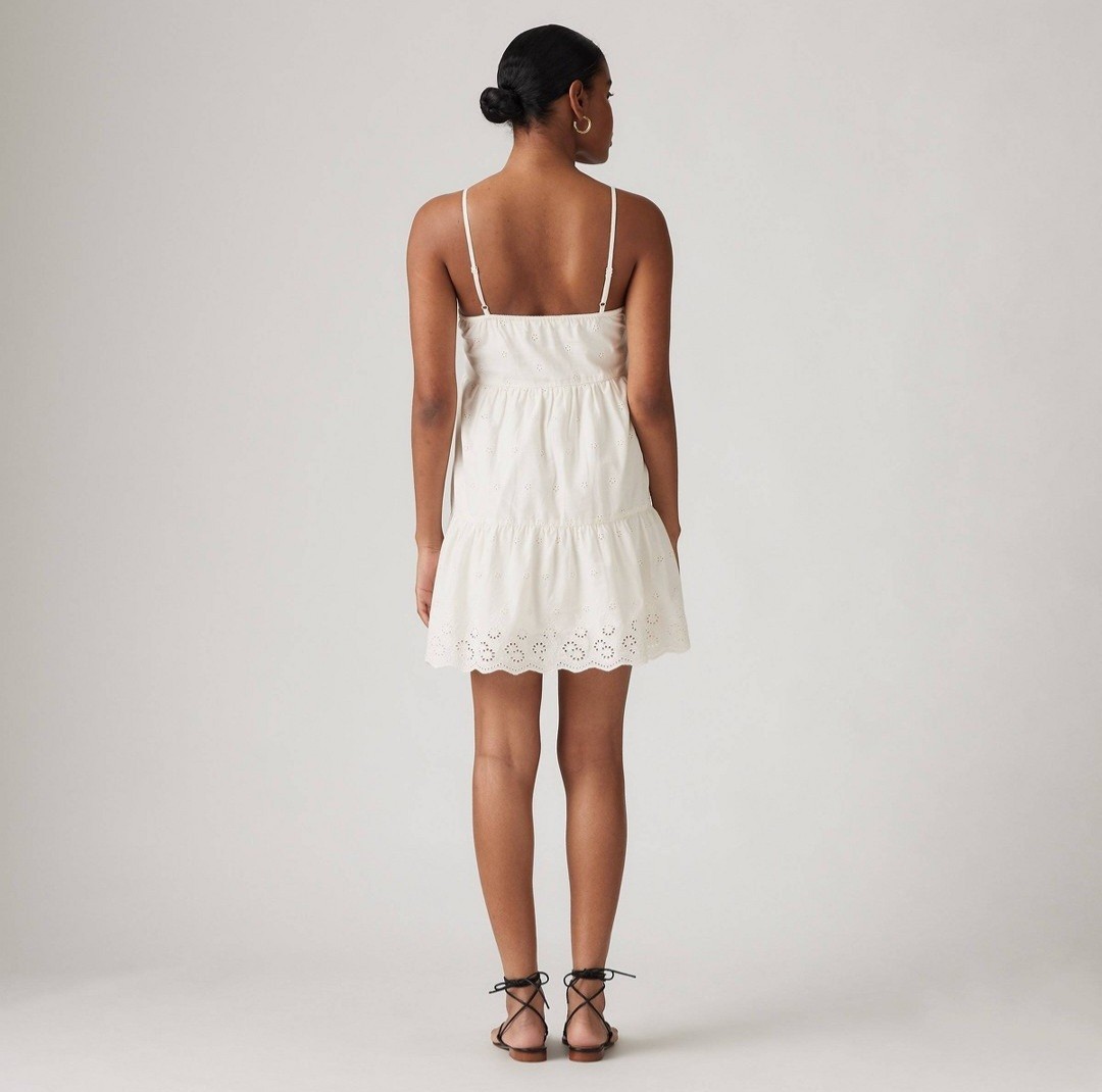Levi’s Women’s Cora Sleeveless Mini Dress Size S Whisper White
