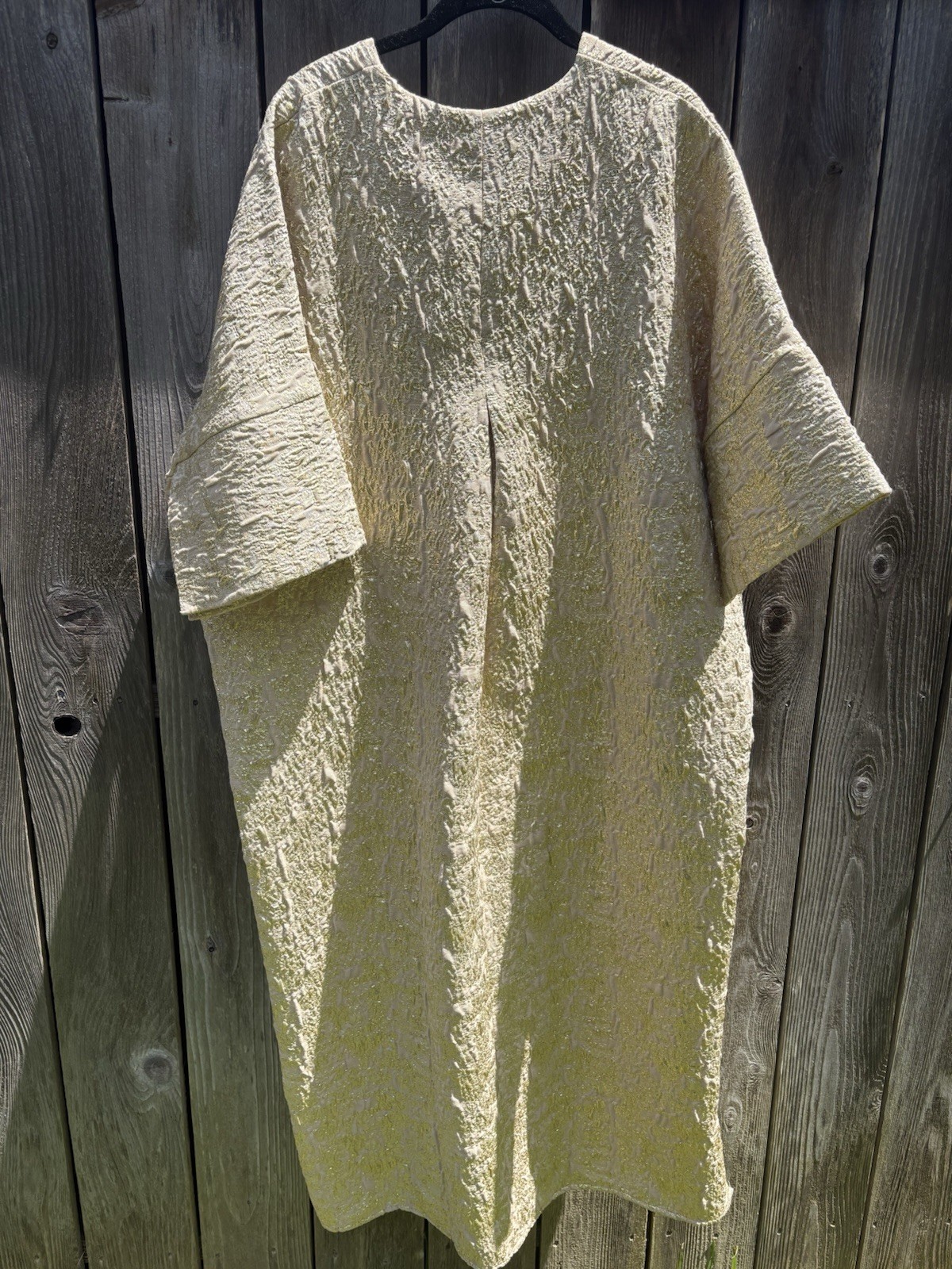 H&M Brocade Maxi Kaftan in gold – Size Medium/Large