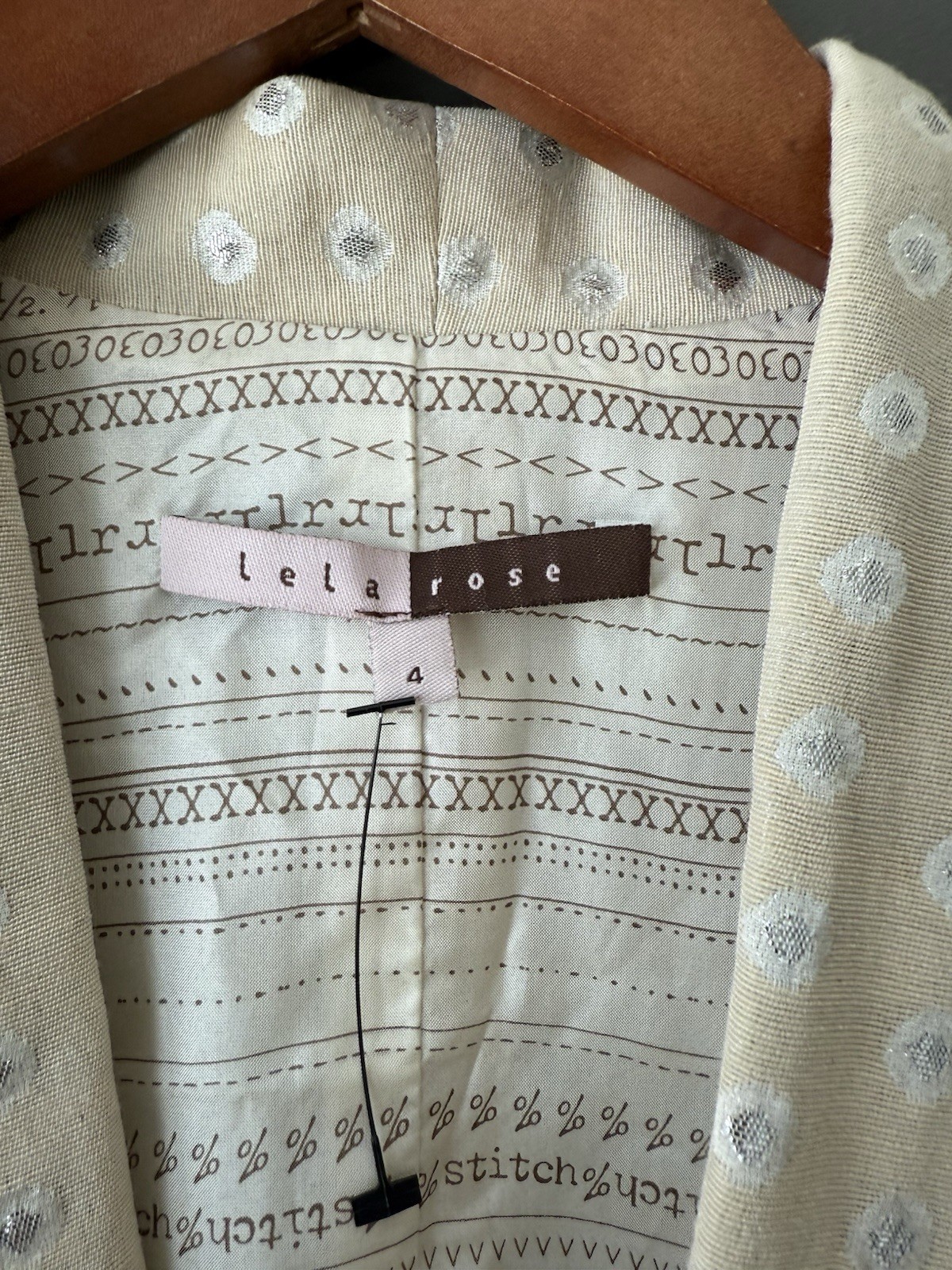 Lela Rose Sleeveless dress size 4