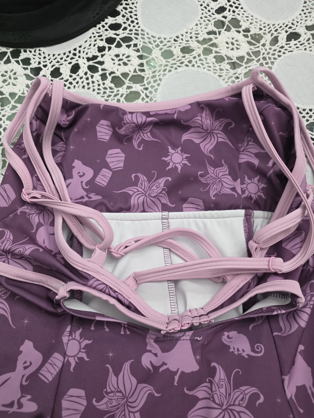 Boxlunch Disney Tangle Rapunzel Active Dress W Shorts Pockets Adjustable Straps
