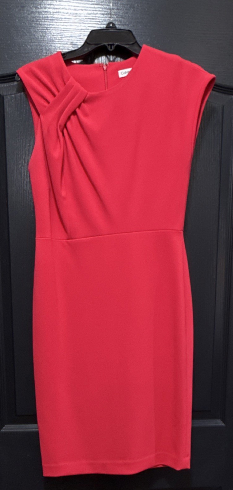 Calvin Klein PINK Dress Size 4 Sleeveless Below Knee Length Round Neck