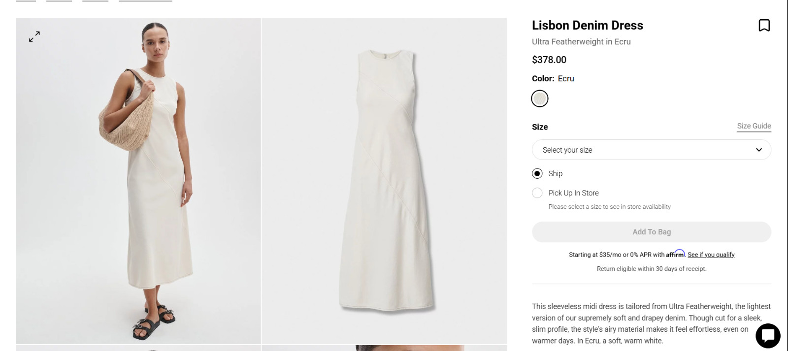 rag and bone denim dress