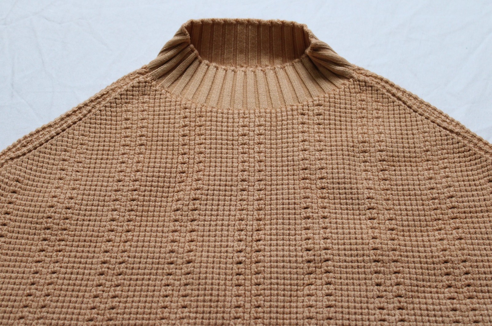 Chic Wish Women’s Long Sleeve Pleated Knit Twinset Dress AC2 Apricot Medium NWT