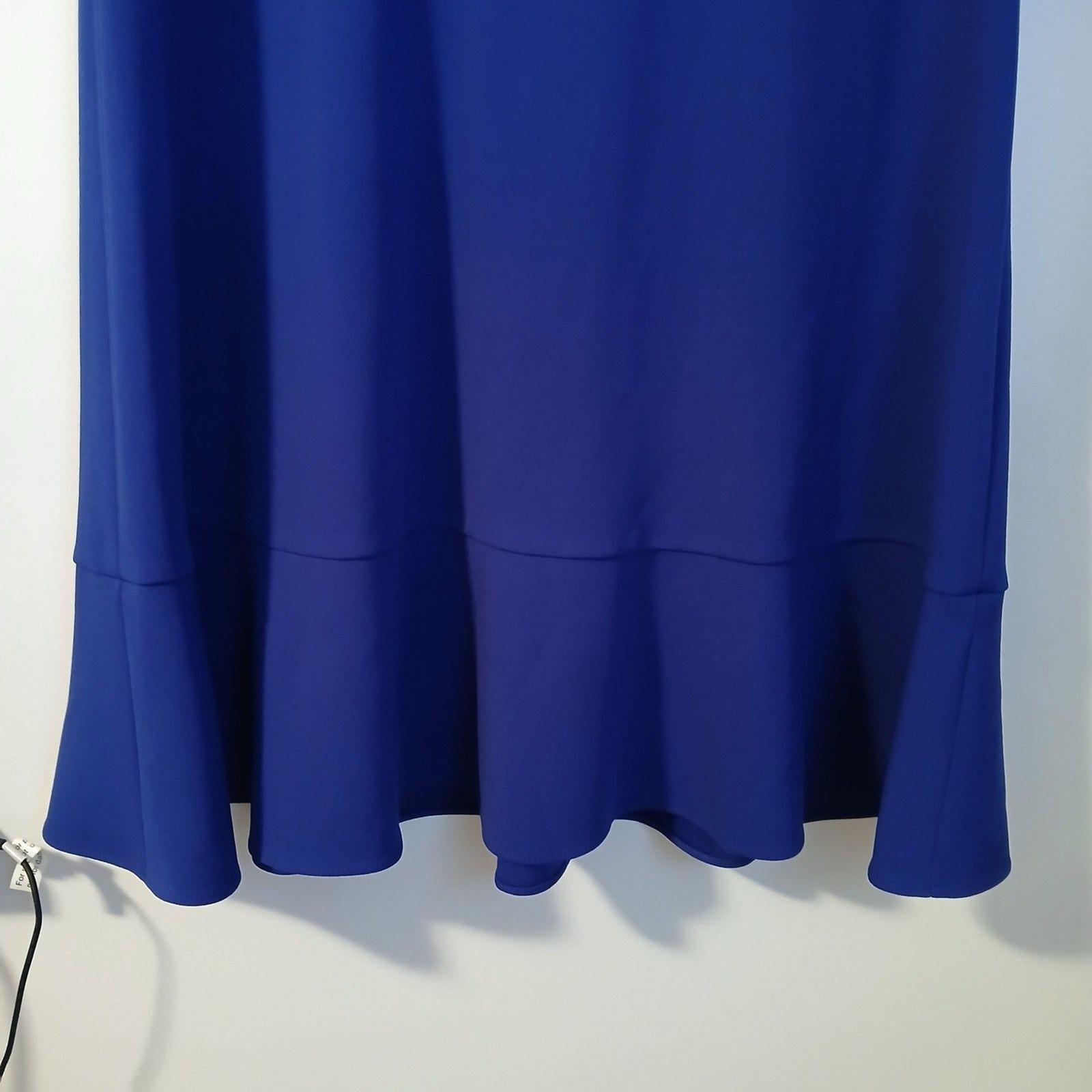 DKNY Elegant Royal Blue A-line Mermaid Hem Cocktail Party Dress Size 12 NEW