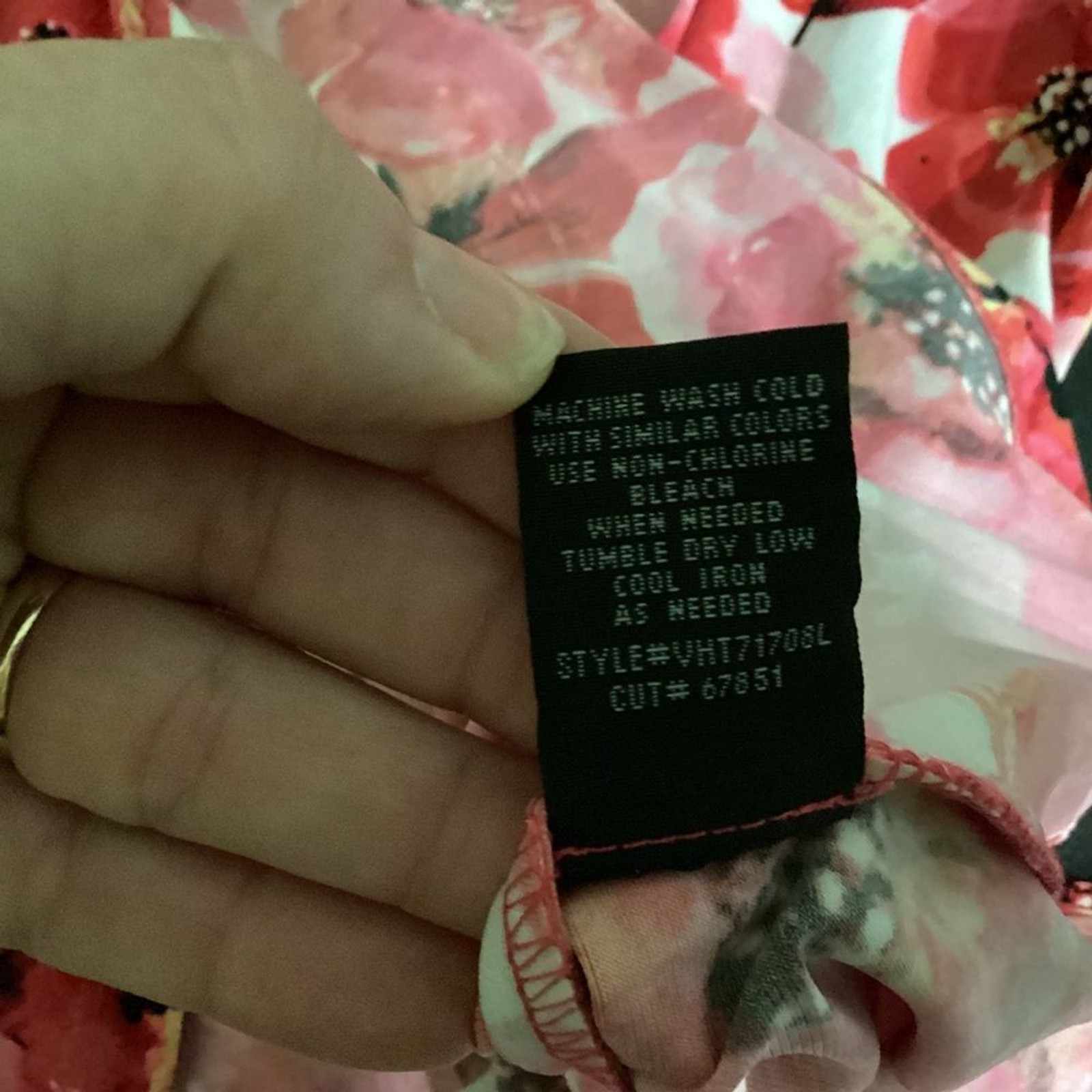 NWT Connect Apparel Twisted Front Draped Faux Wrap Floral Midi Dress Plus Sz 20
