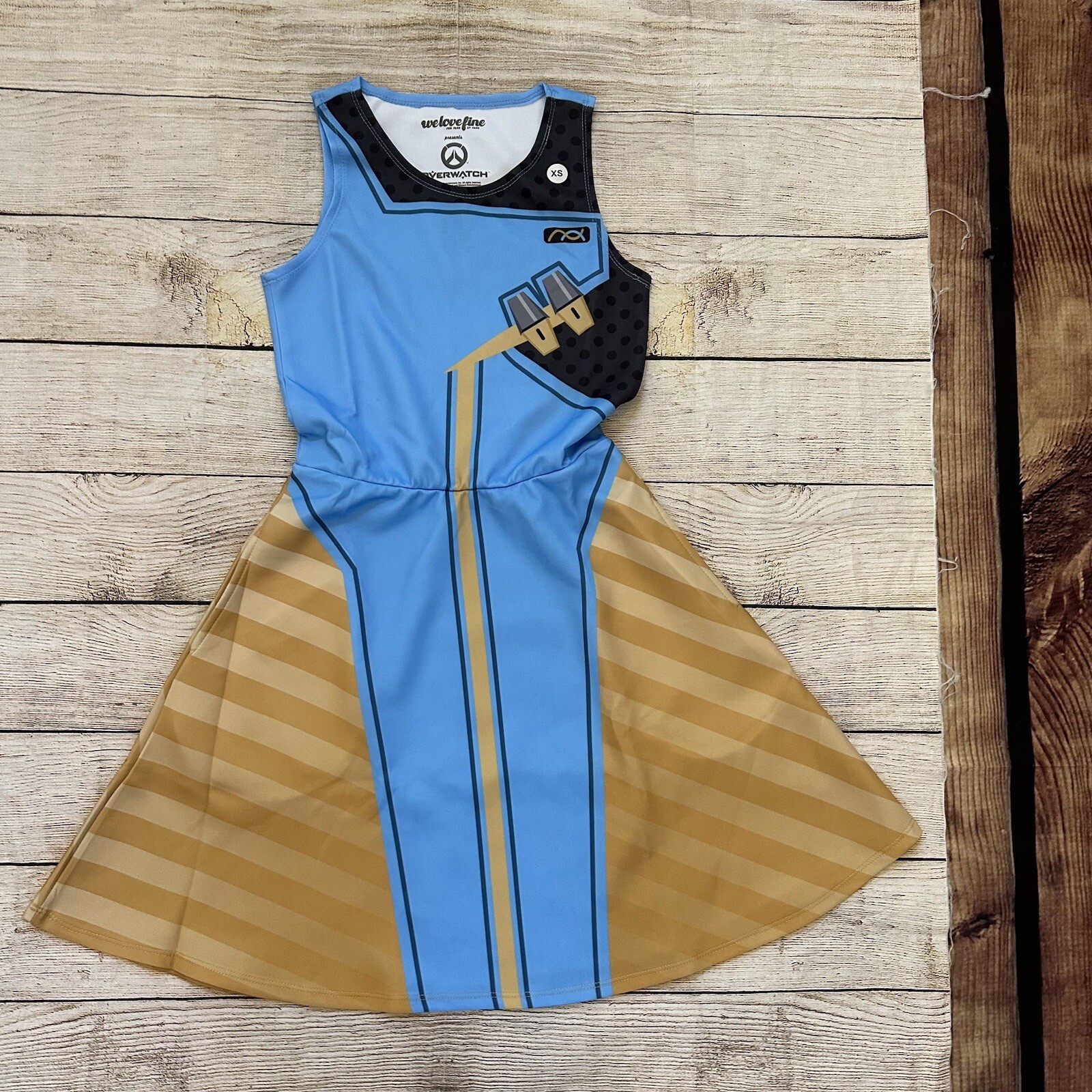 Overwatch We Love Fine Symmetra Character Skater dress size XS POCKETS