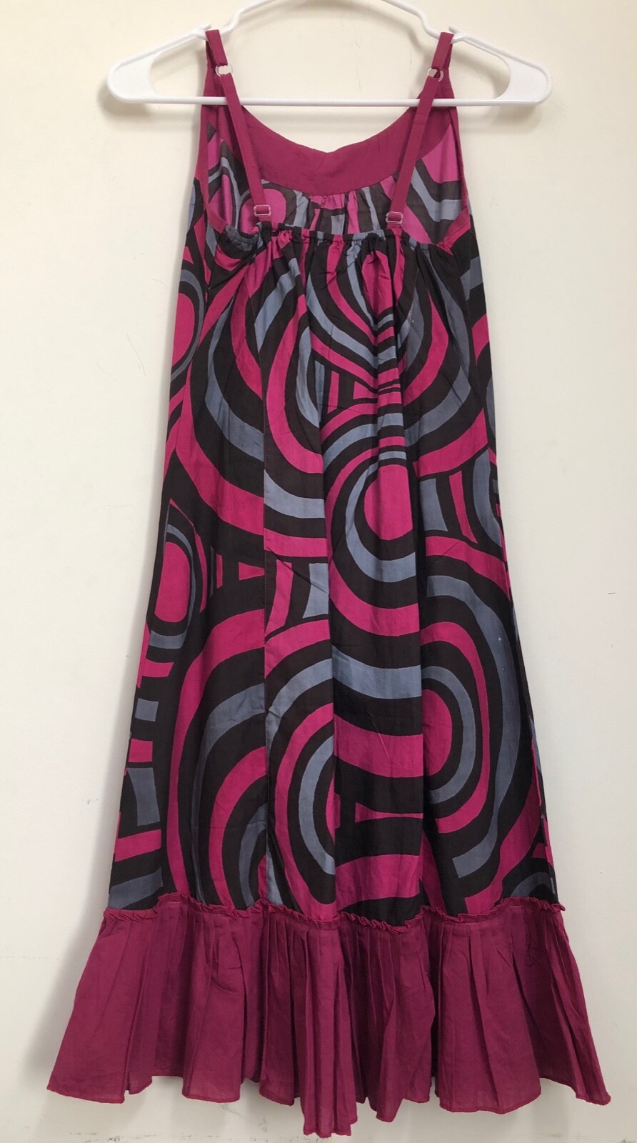 Artisan Cotton Ethnic Designer Colourful Summer Dress Made in Nepal Sk18-146