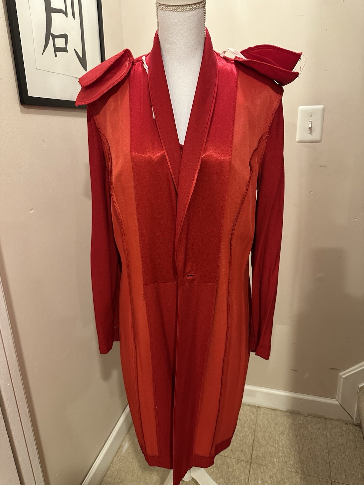 DANI MAX LOIS SNYDER RED 2 PC DRESS SET. SIZE 14. PREOWNED. EXCELLENT CONDITION.