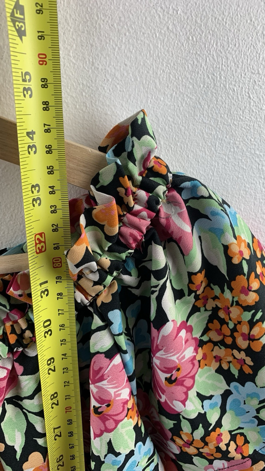 Multicoloured Floral Off The Shoulder Summer Dress Size 14