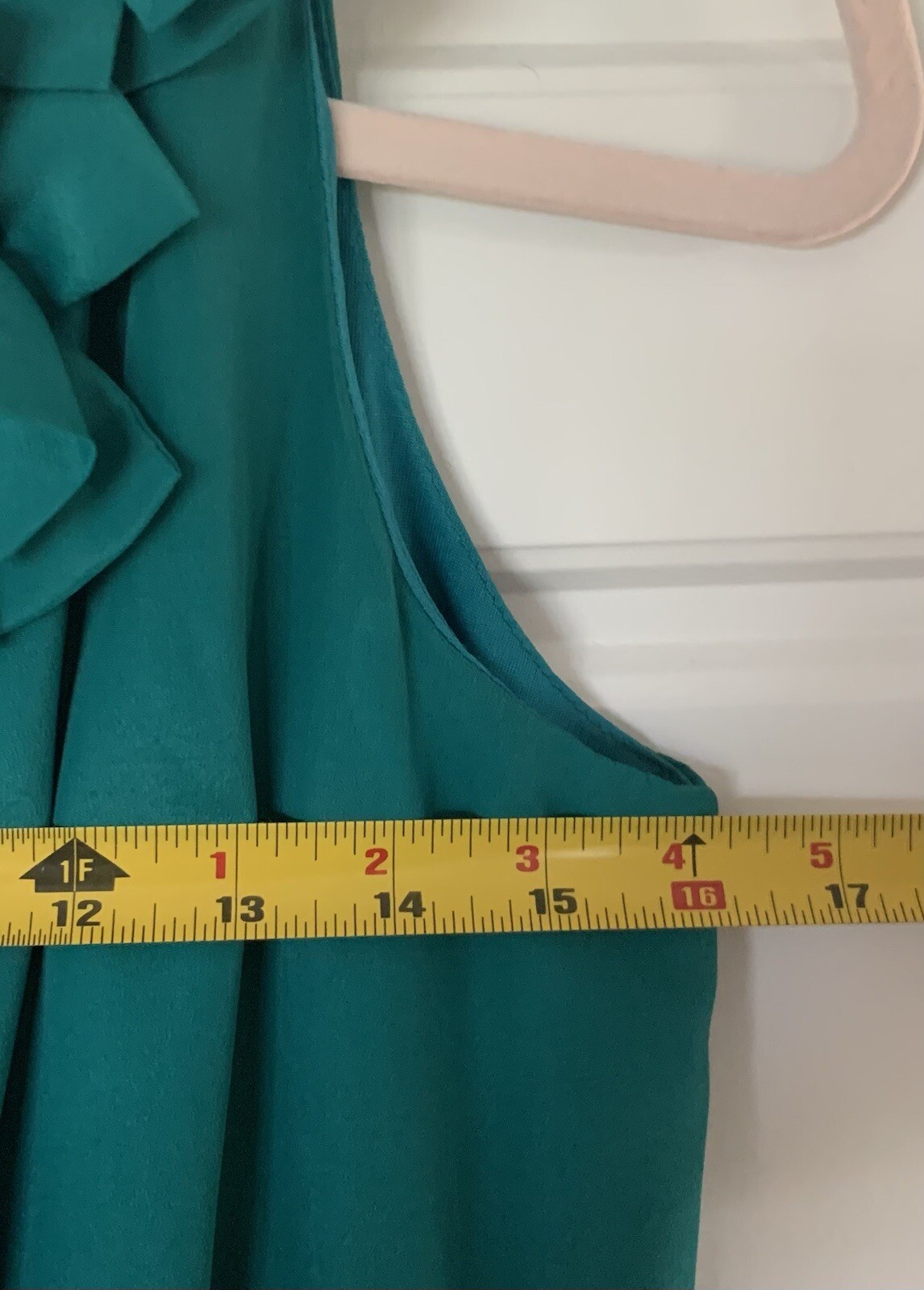 Annabella Women’s Emerald Green Mini Dress Single-Strap Size Small S