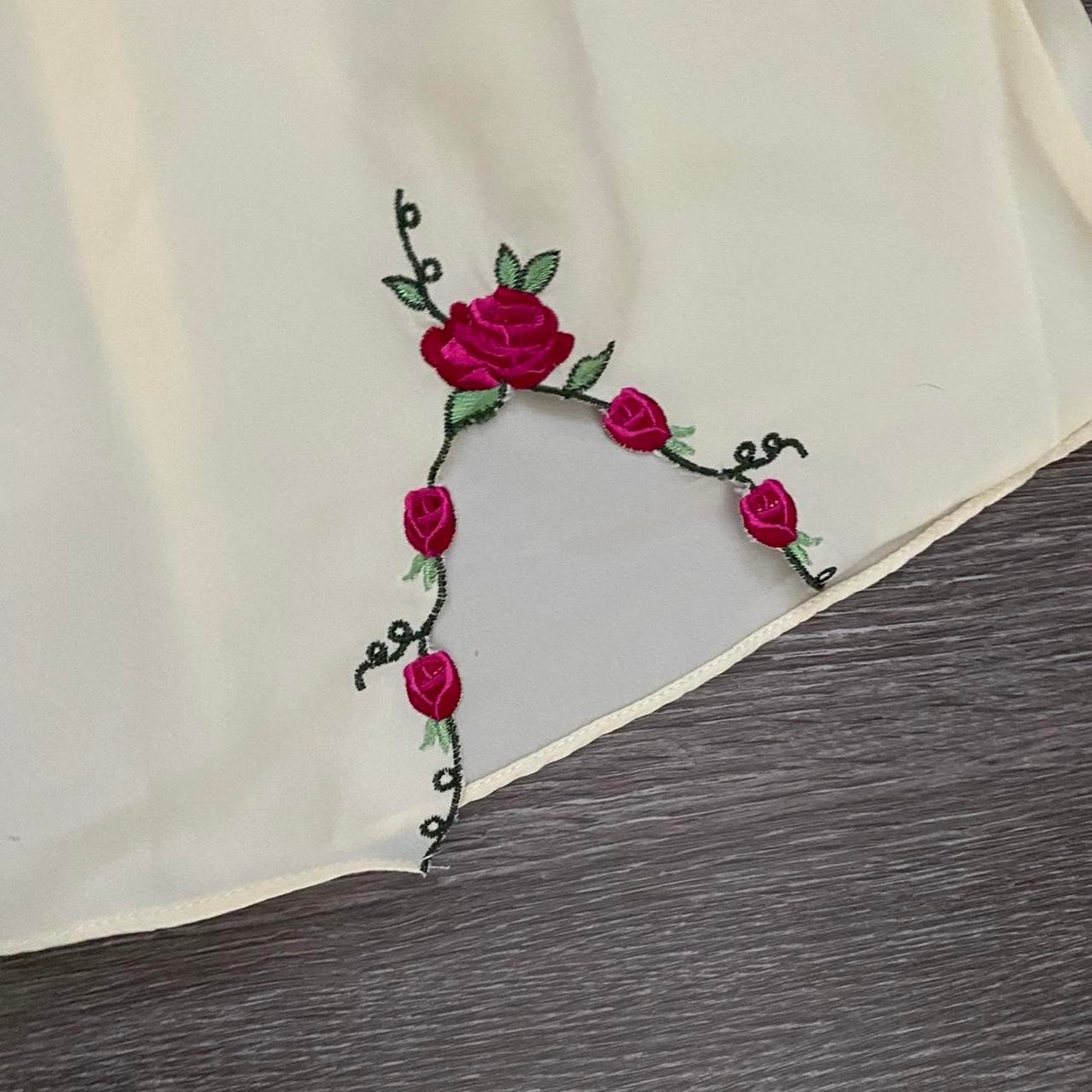 Fairycore pastel yellow red slip