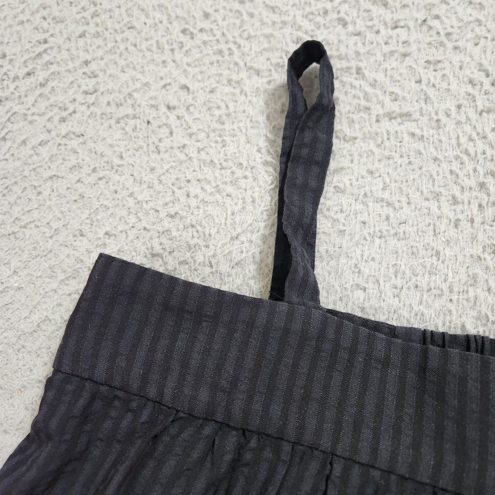 Jenni Kayne Dress Womens Extra Small Black Seersucker Sundress Lightweight Lined