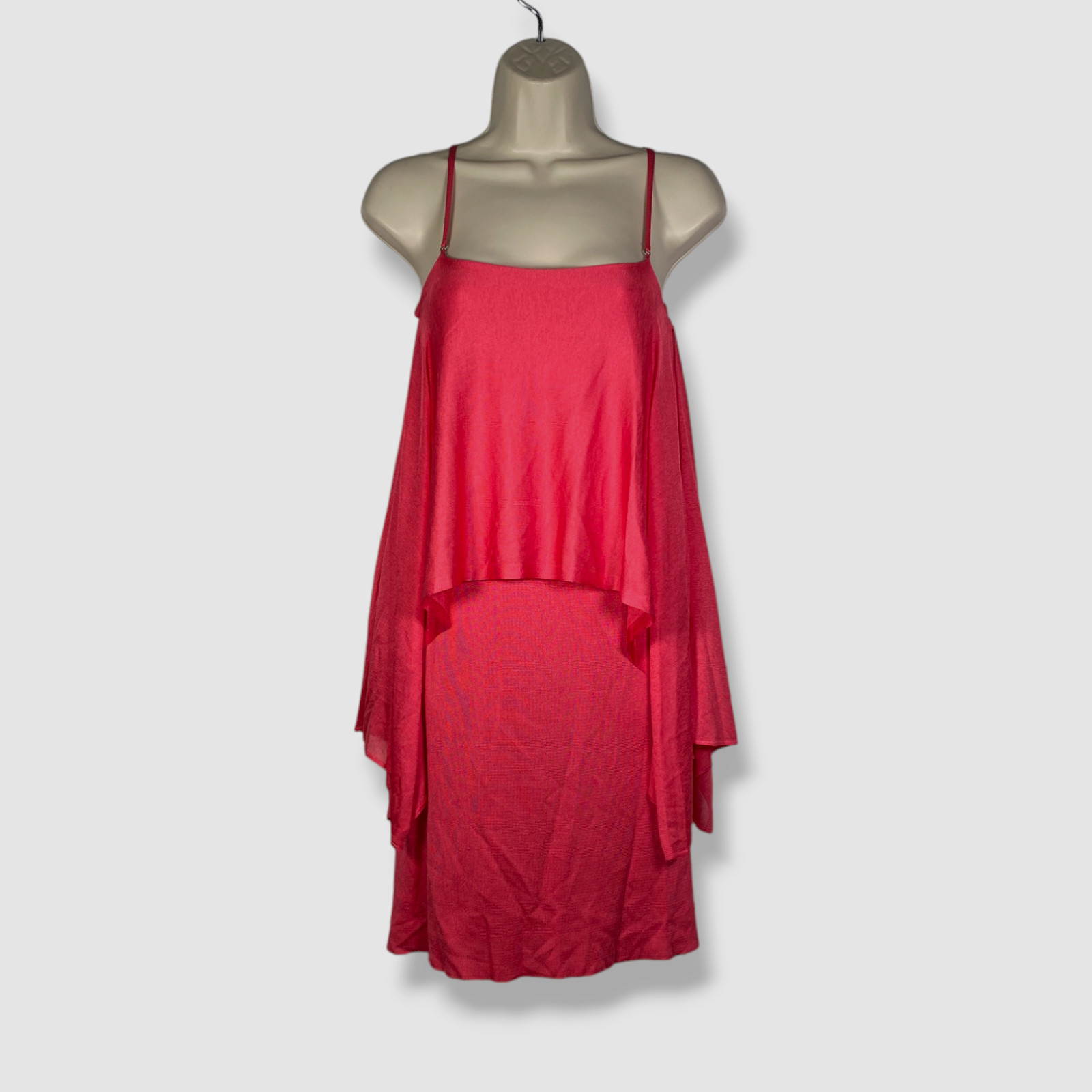 $1650 Tom Ford Women’s Pink Ruffled Off-The-Shoulder Mini Dress Size S