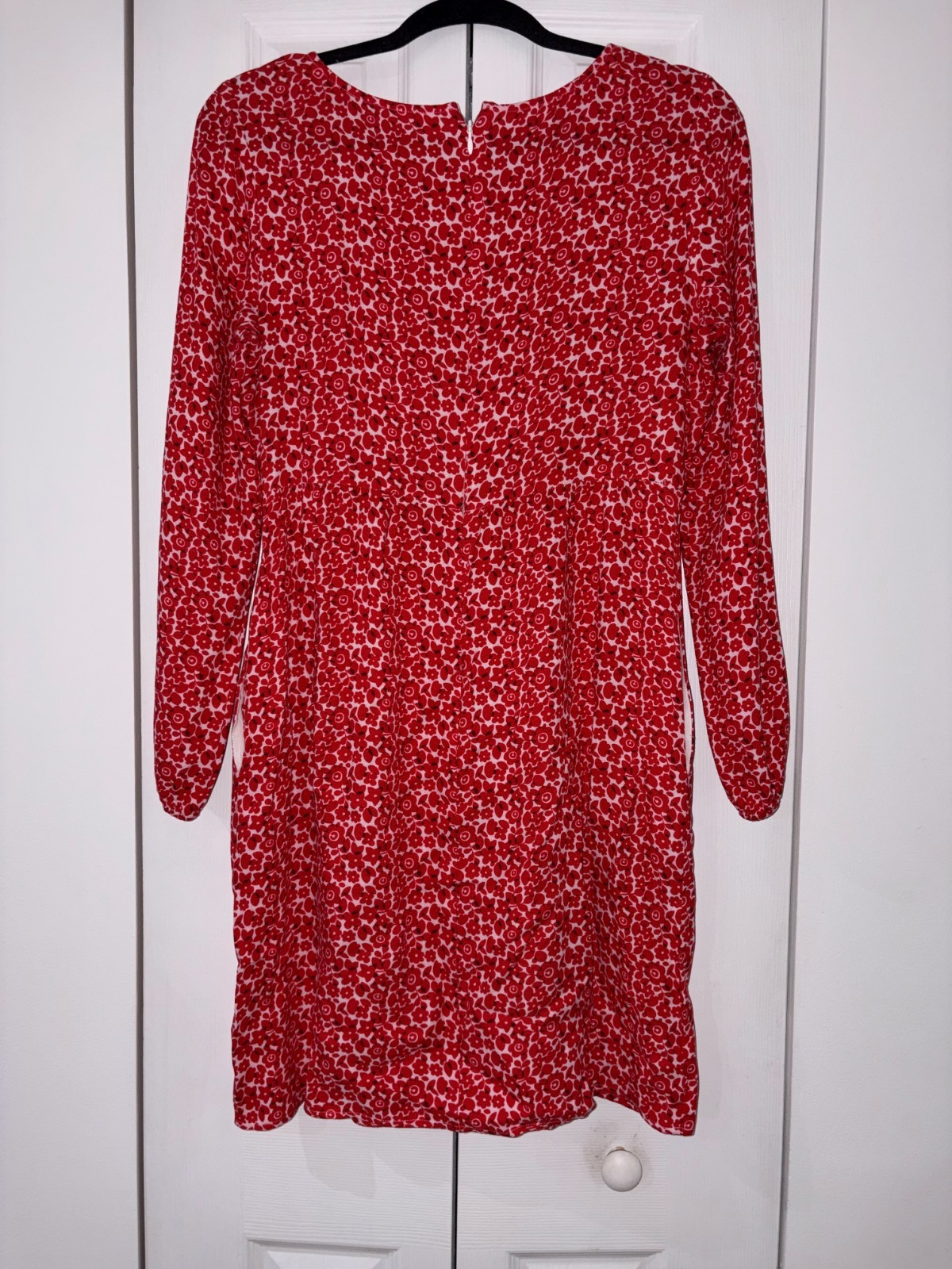 Boden Serena Floral Red & White Pattern US Size 6 Regular. Workwear, Casual Wear