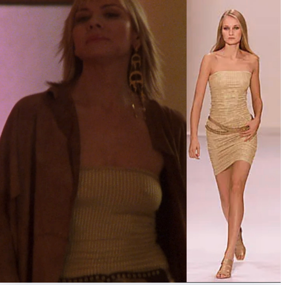 S/S 2002 Celine Dress Size S ASO Samantha Jones in SATC