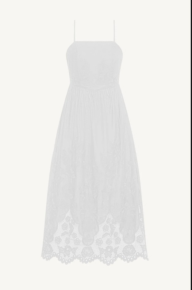 Flora Dress -Sea Green Beachside Broderie-just became your favorite sundress.