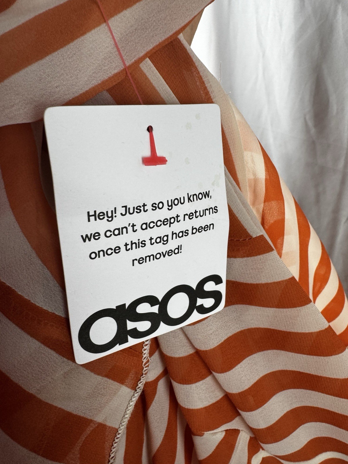 ASOS DESIGN spliced striped cami maxi dress with godets in rust stripe Woman 14