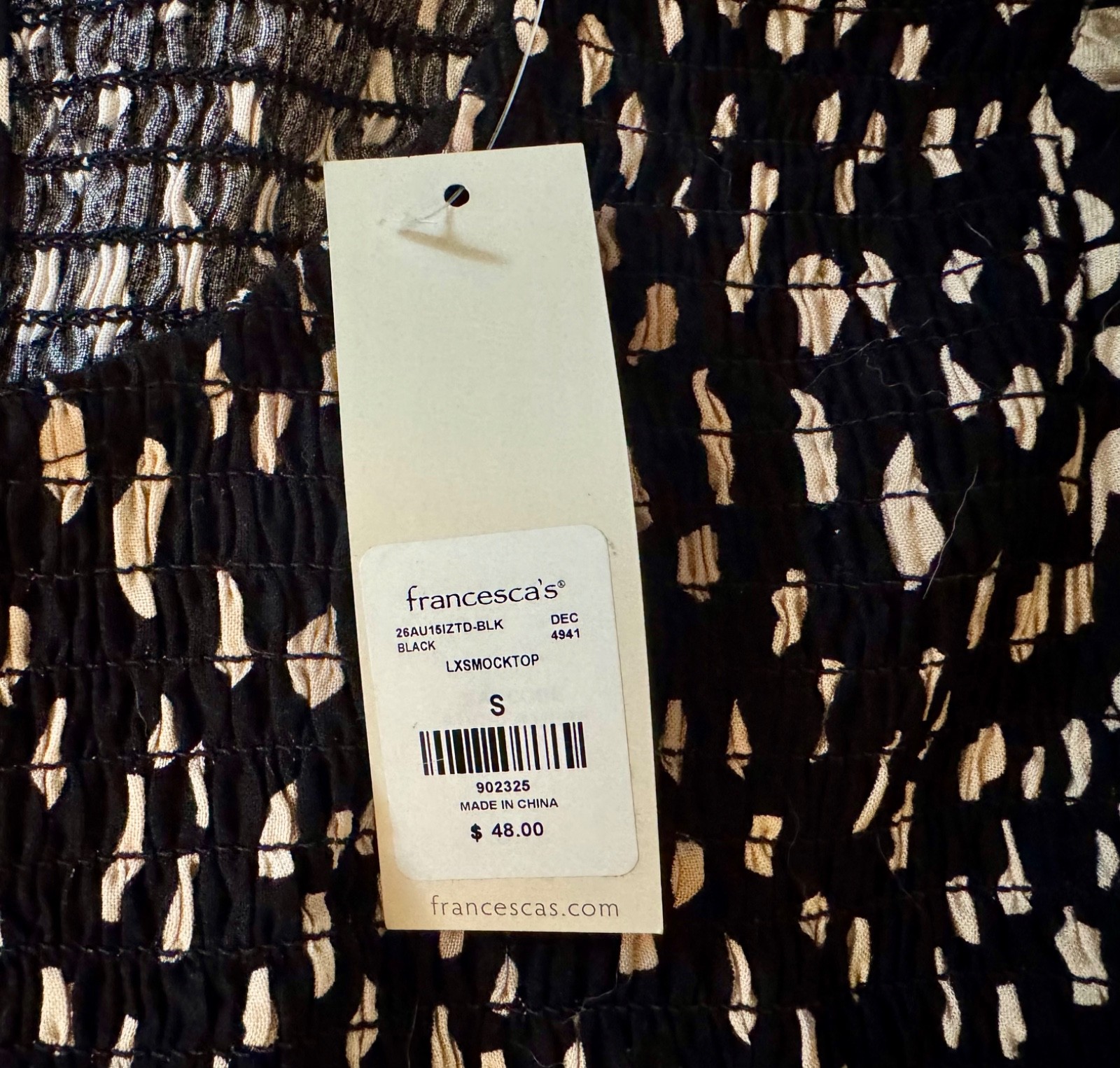 NWT*Francesca’s Size Small Women’s Dress*Super Cute*Business Casual*Polka Dot*