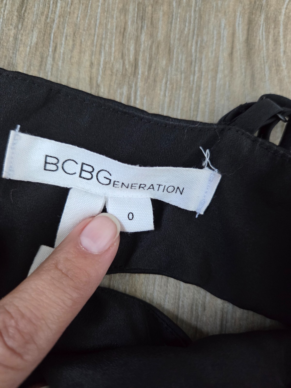 bcbgeneration hi low dress used good size 0 multicolor