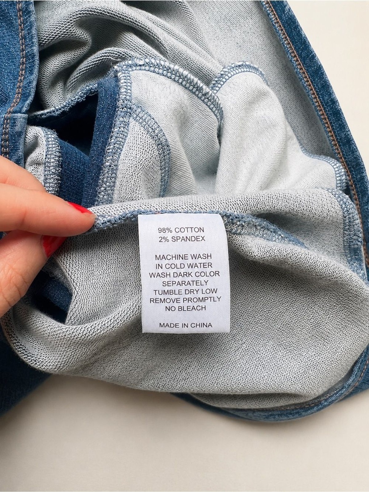 Blue Denim-Inspired Cotton Racerback Tank Dress with Pockets | Boho | Stretchy