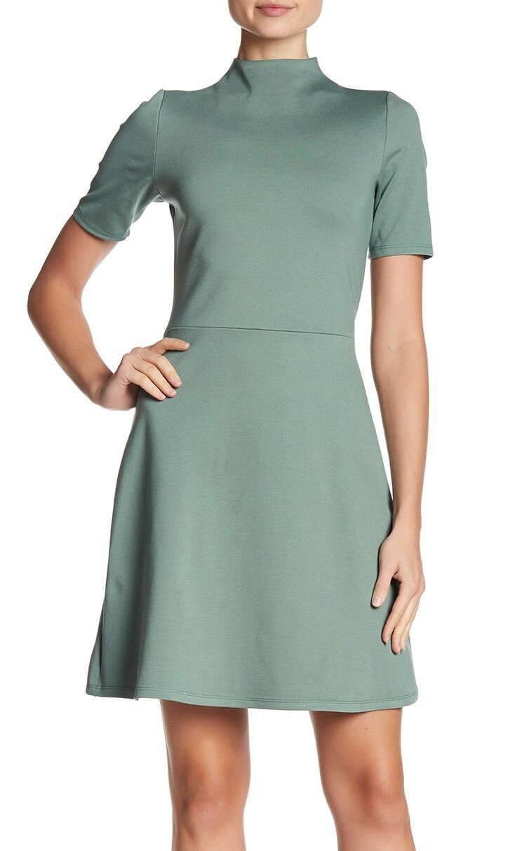 Vanity Room Short Sleeve Ponte Fit & Flare Dress Women’s Sz. Small 151610
