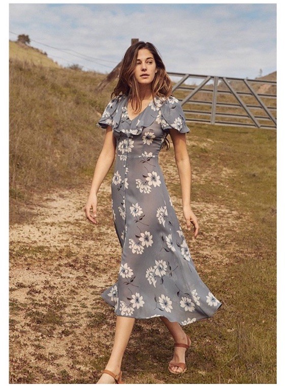 Christy Dawn The Daisy Dress in Floral Mist – XS