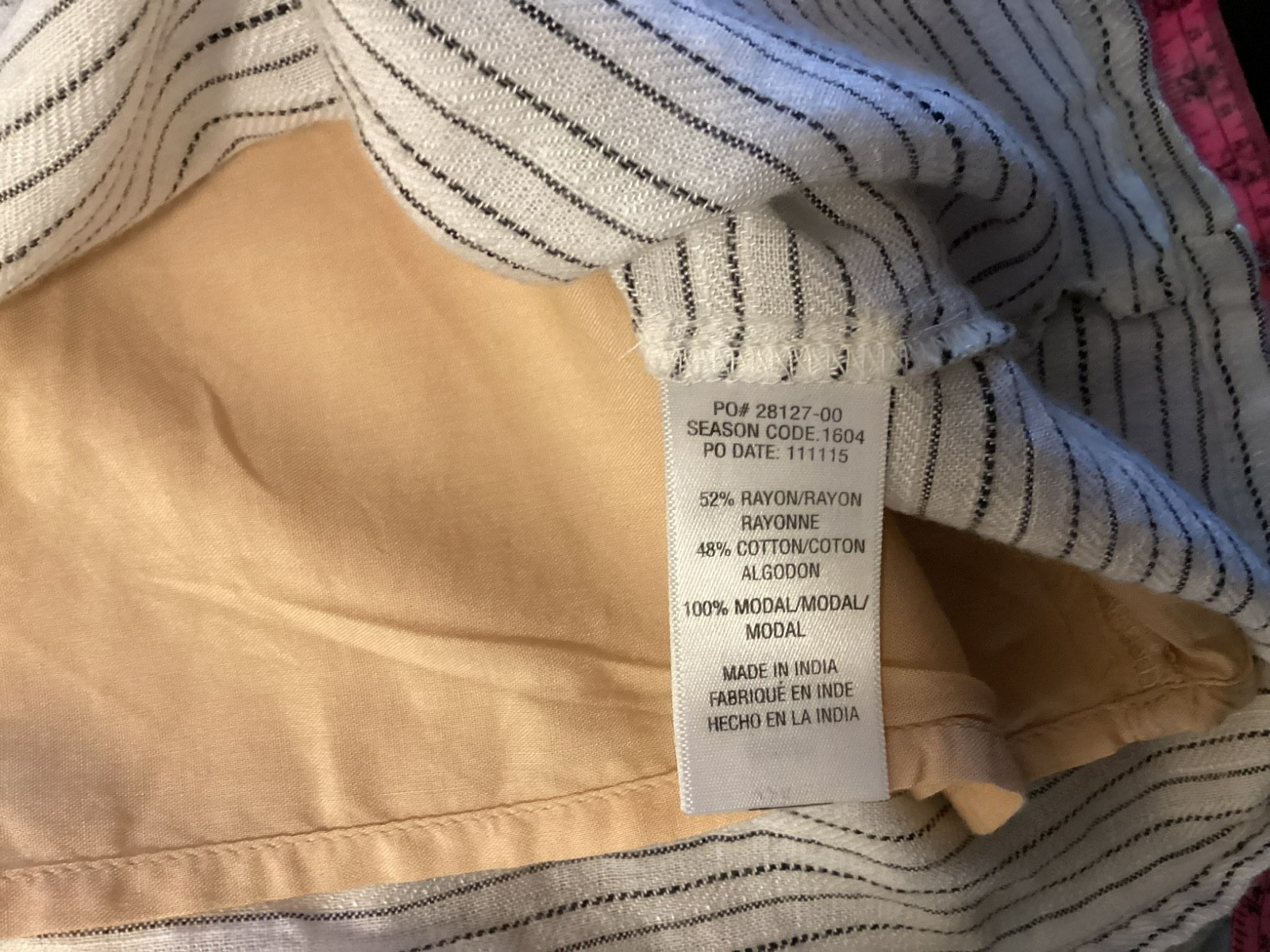 Splendid Size XL Dress Linen Like Sleeveless Pockets Natural – Striped NWT