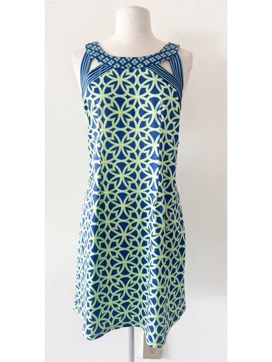 NEW Gretchen Scott Isosceles Biltmore Dress in Royal/Kelly Size Medium (M)