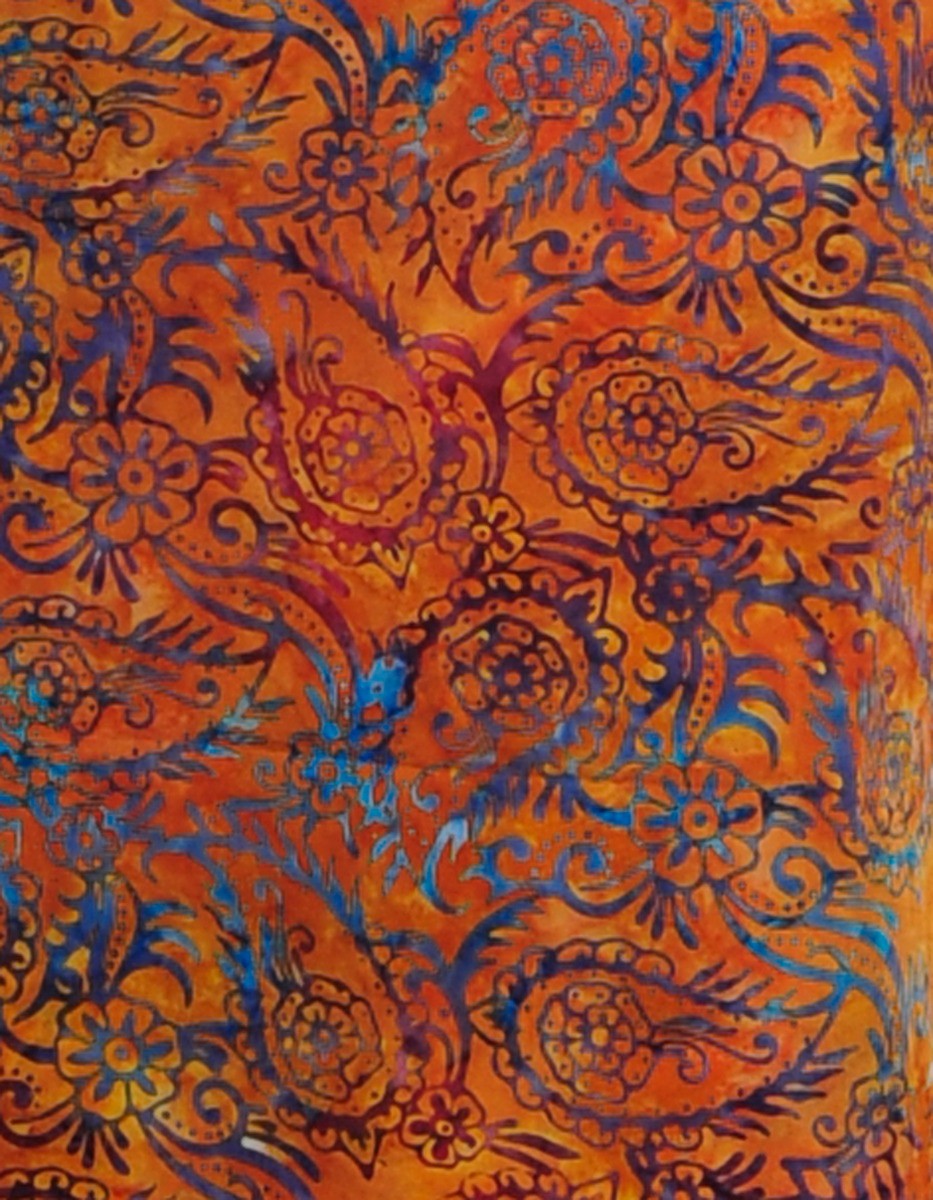 Plus Size We Be Bop Artsy Dramatic PERFECTLY PAISLEY Flat cotton TANK DRESS