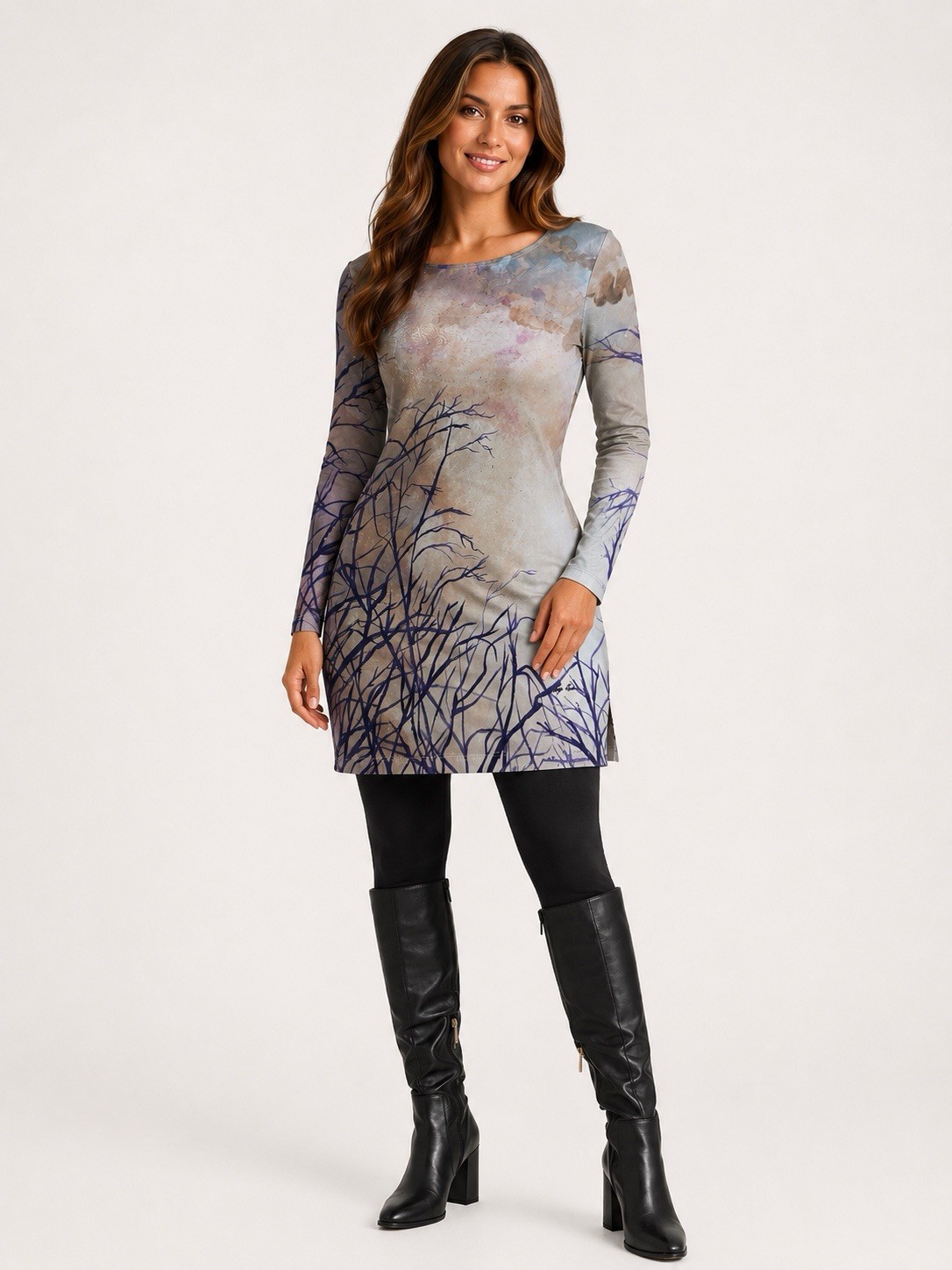 Le Galeriste Nancy Quinn Wearable Art Tunic Women’s S Made in Canada