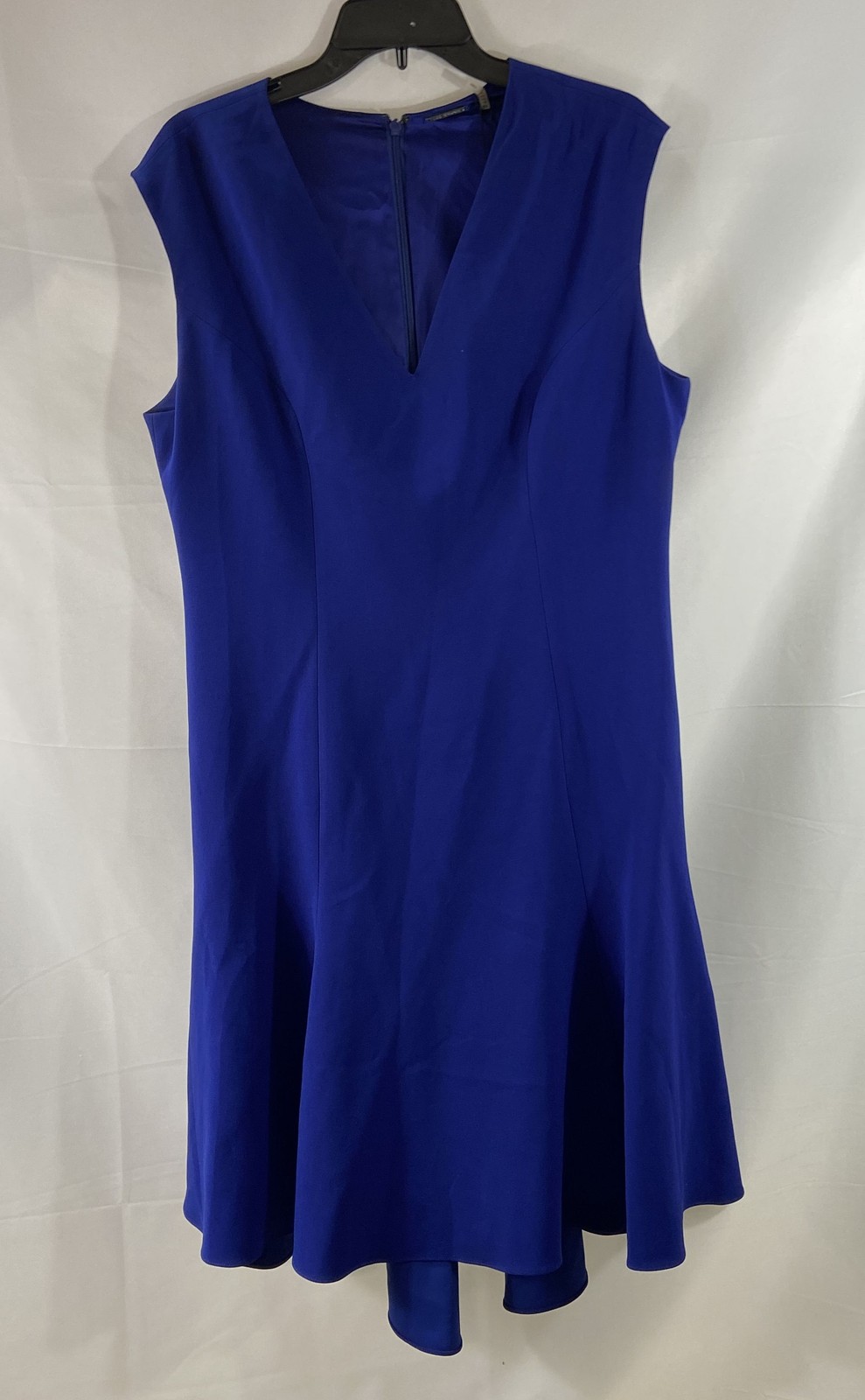 Elie Tahari Women’s Cosmic Cobalt Moriah Dress V-Neck Sleeveless NWT Sz 14