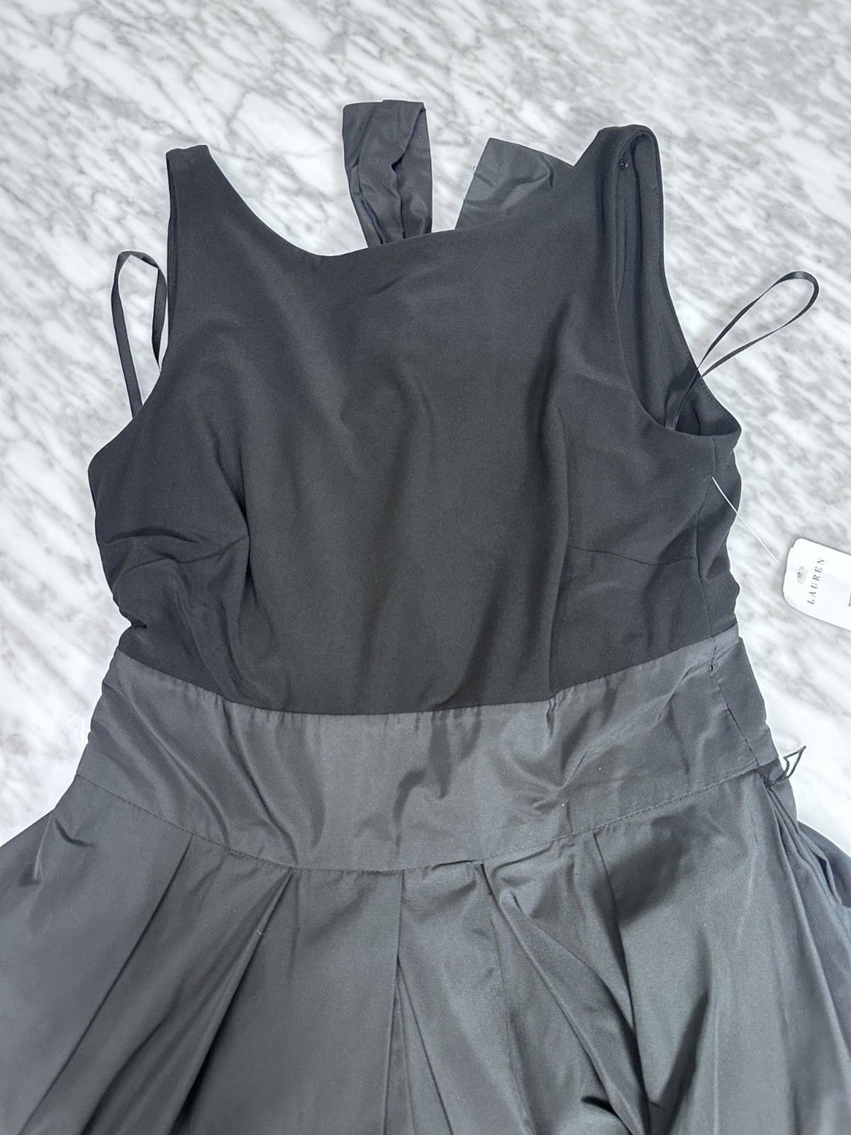 Lauren Ralph Lauren Womens Fit & Flare Any Occasion Dress Black size 4P NEW