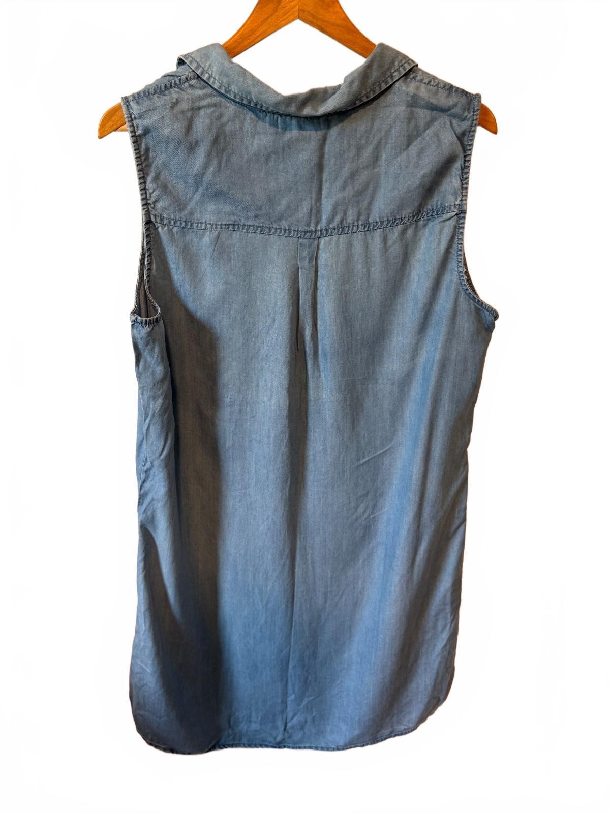 beachlunchlounge | NWT Chambray Shift Dress Medium Blue Sz XL Shelby