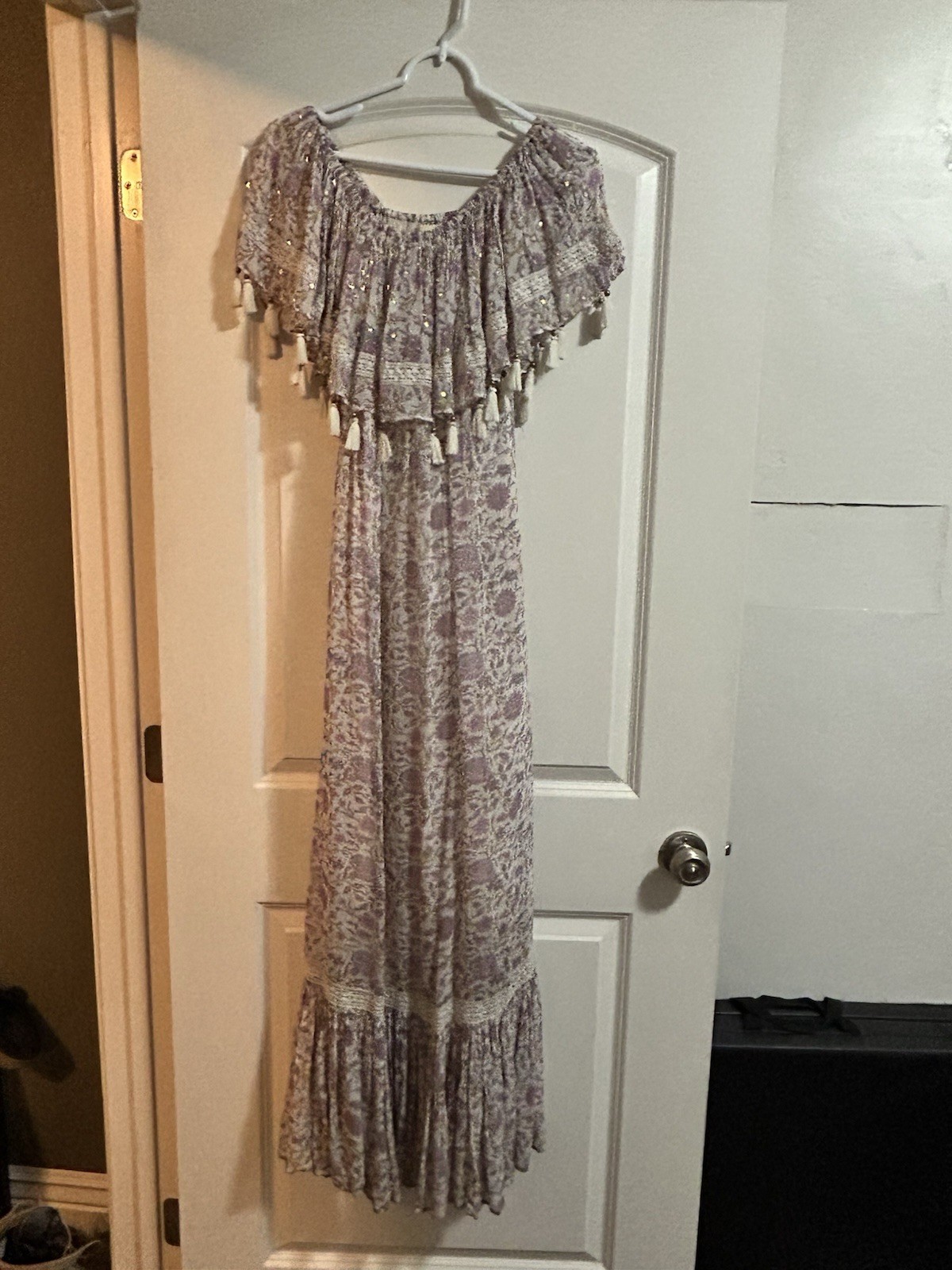 Miss June Paris floral maxi dress one size