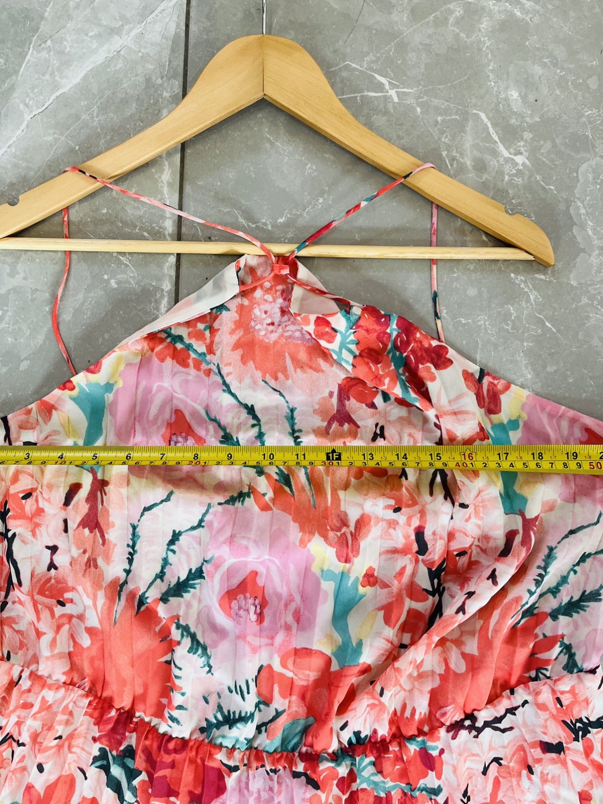 H&M Women’s beach Summer Maxi Dress sleeveless Floral Size Xl (14-16) New