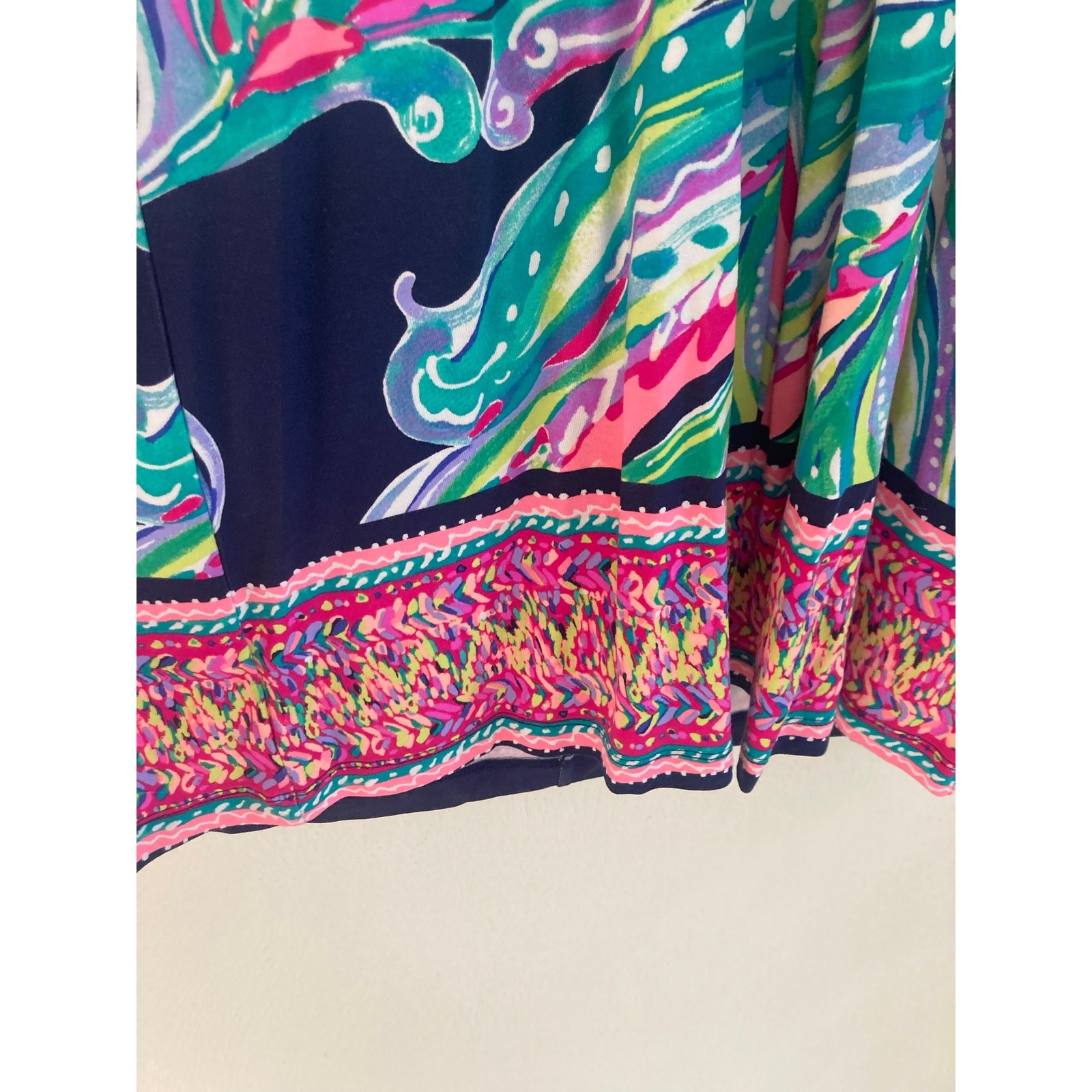 EUC Lilly Pulitzer Margate Bright Don’t Leave Me Hanging Dress S