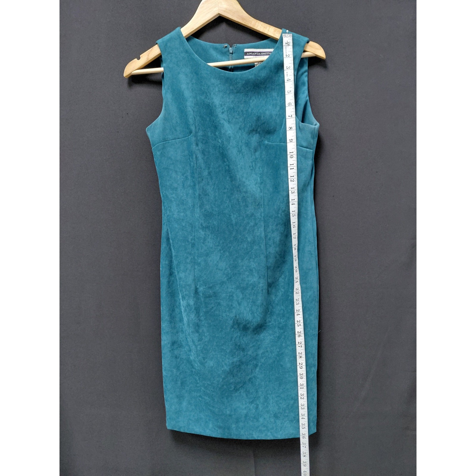 AMANDA SMITH Dresses Teal Sheath Knee Length Women Size 6
