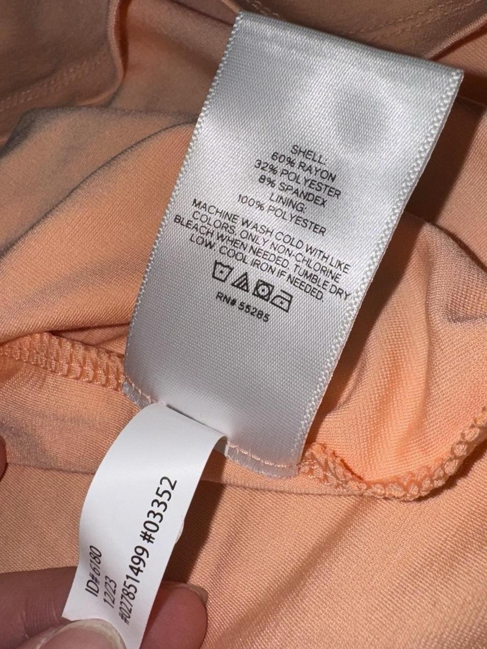 Express Peachy Orange Maxi Dress with Cut Outs in Front & Back, NWT Size XL