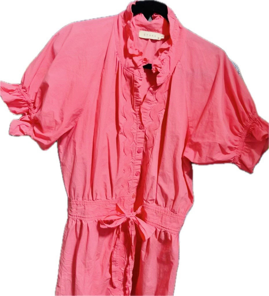 Stark X Salmon Pink Mini Short Dress Women’s Small