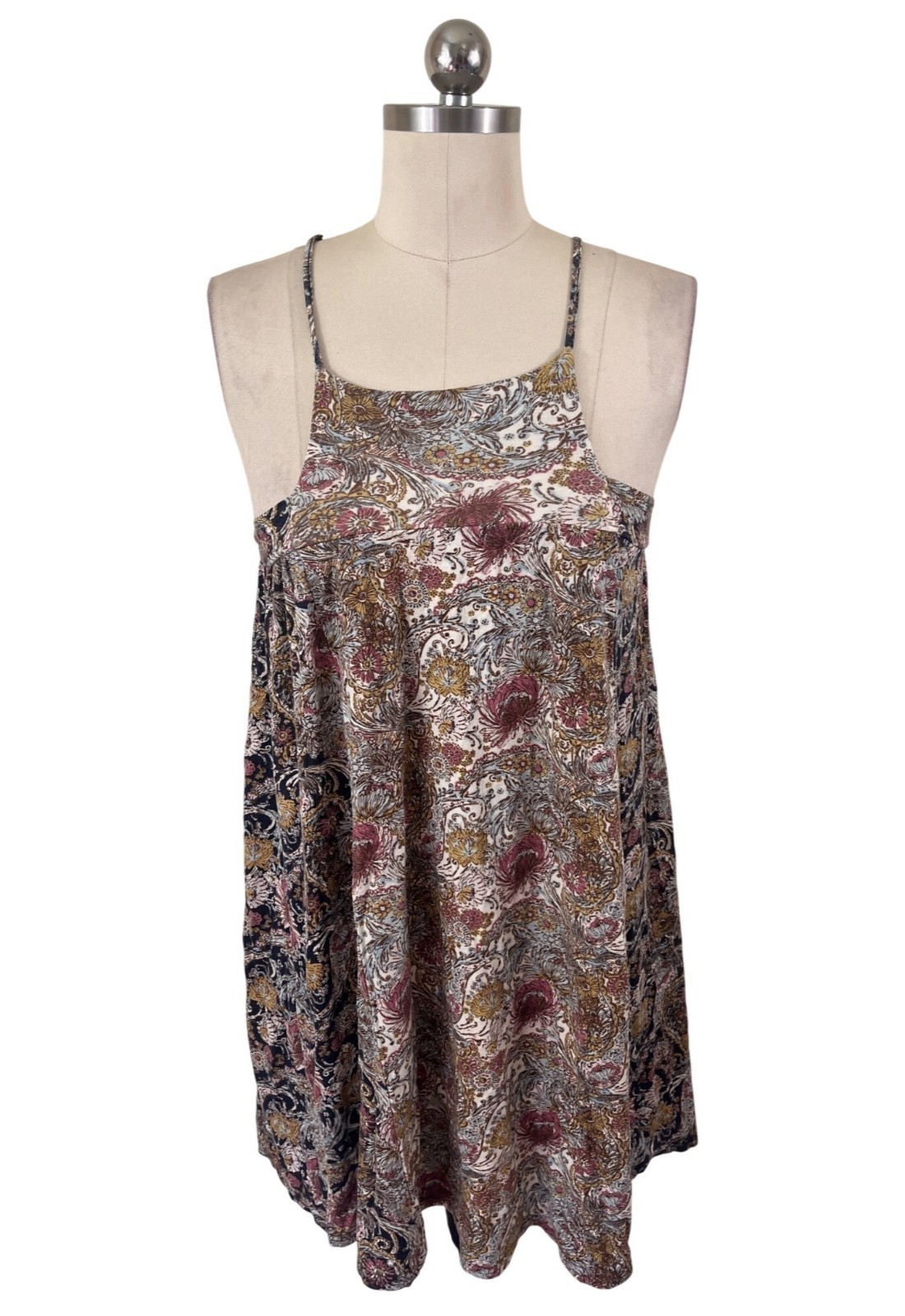 O’Neill Babydoll Shift Dress Womens Small Floral Indie 90s Grunge Surfer Girl