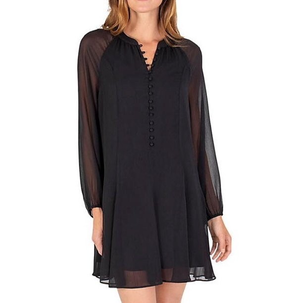 Joie Limited Edition Women’s Balloon Sleeve Dress Caviar Size Small Black