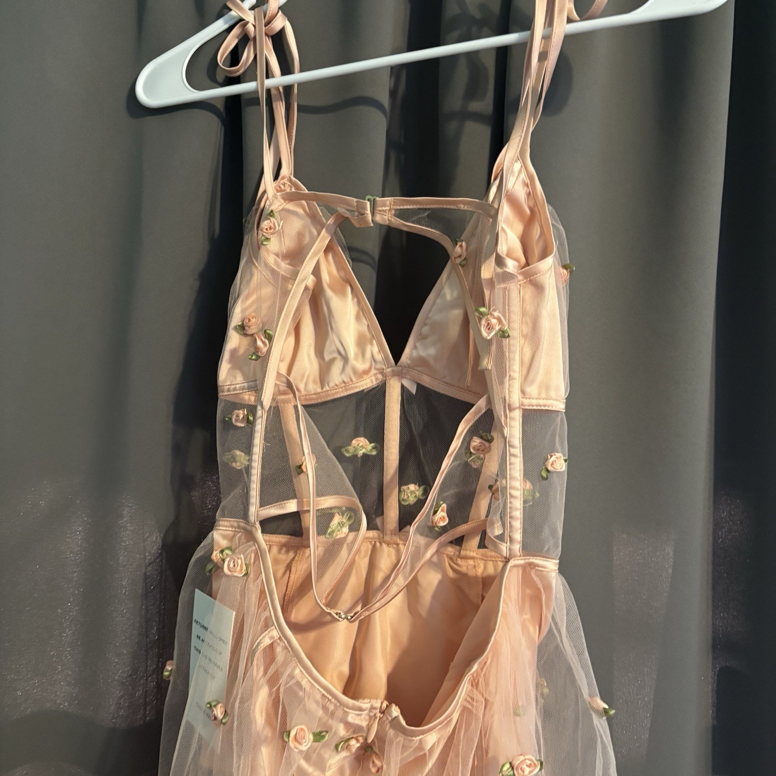 For Love & Lemons Jasmine Rosette Maxi Dress Size Small New With Tags