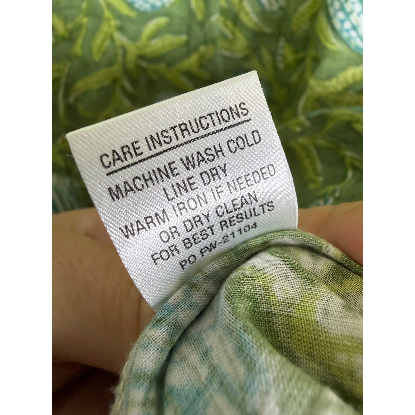 Fitzroy & Willa Island Time Dress Size Medium 100% Cotton