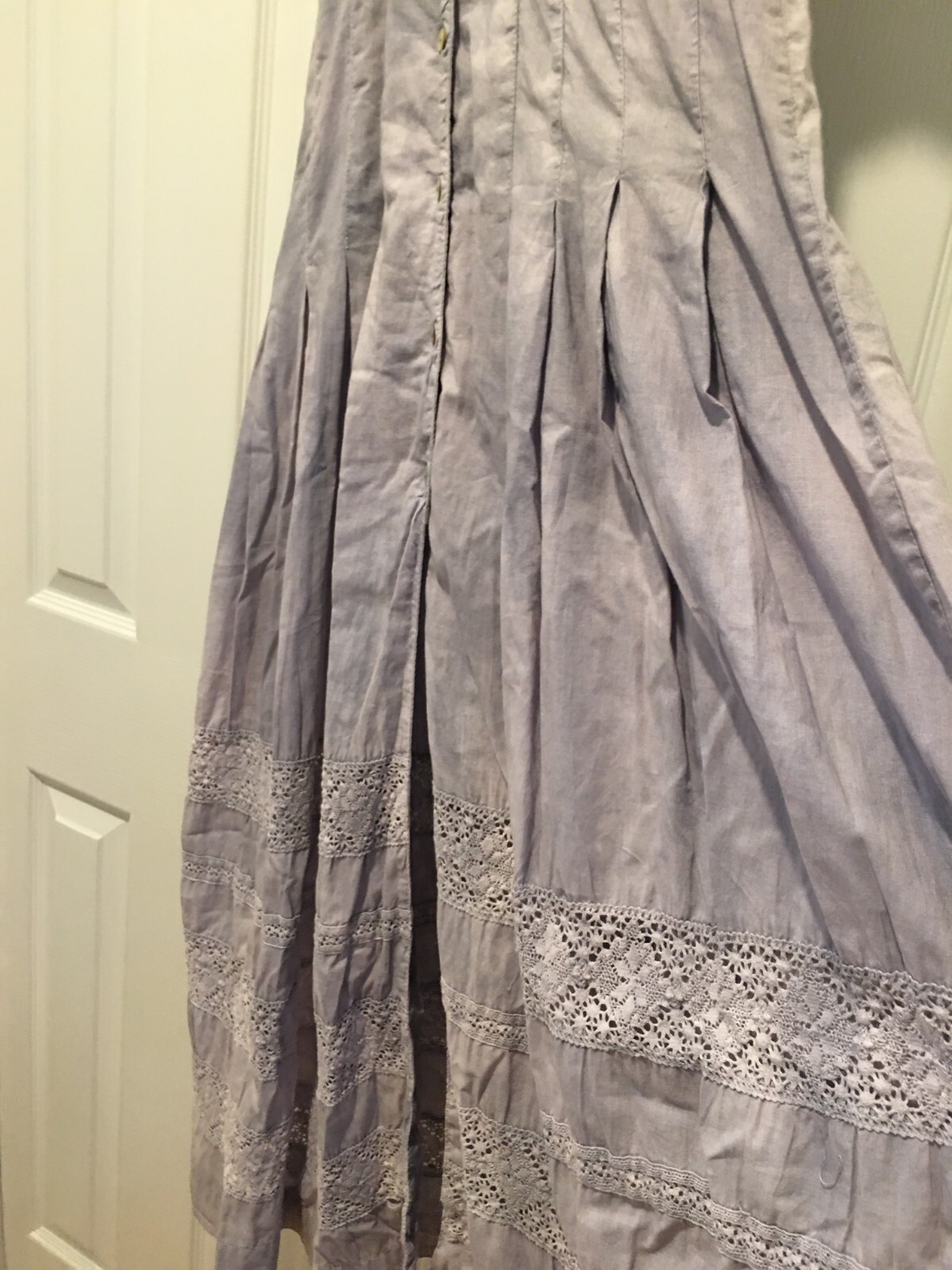 LoveShackFancy Edie Tie Dye Button Dress XS $135 Gorgeously Romantic