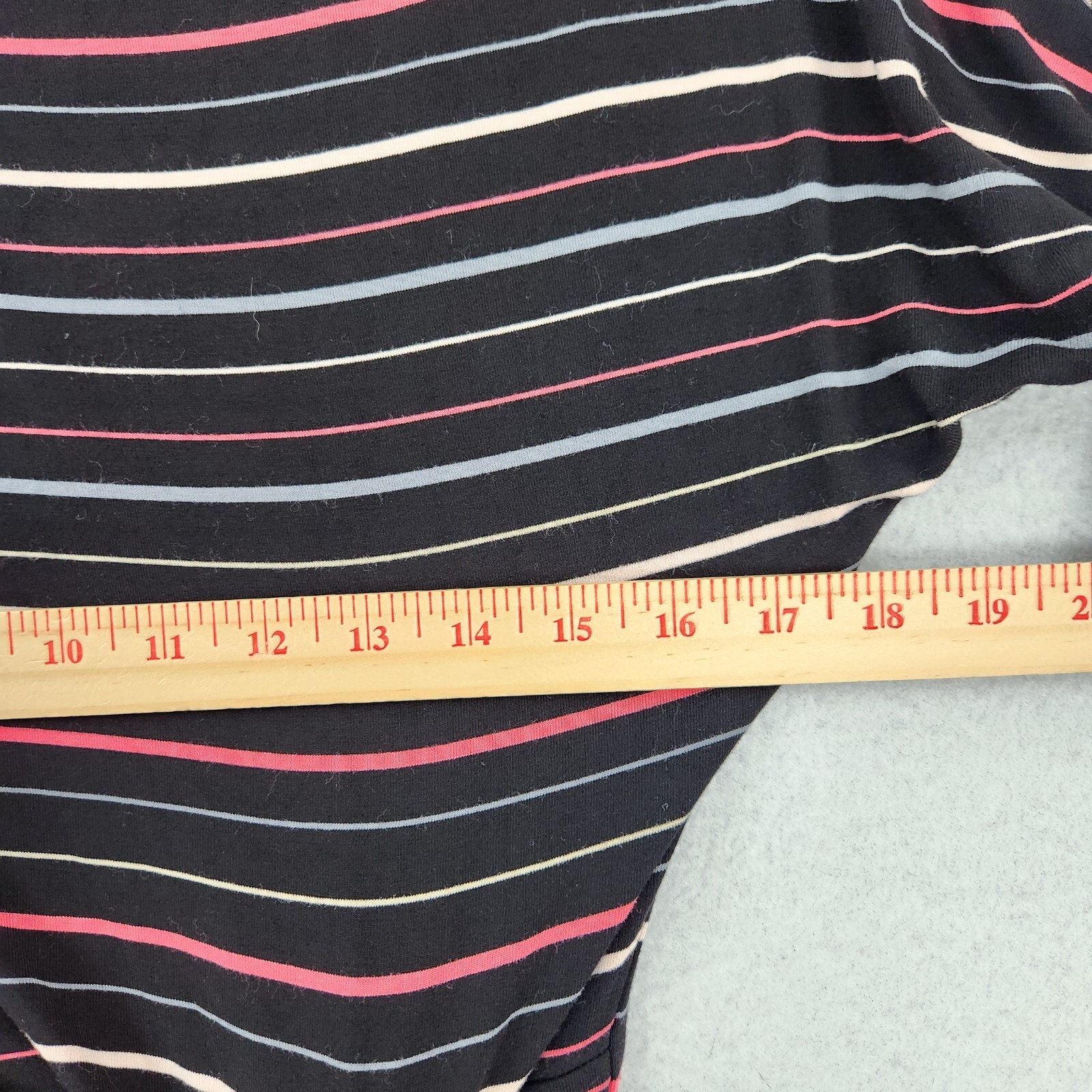 Ann Taylor Dress Womens Small Black Colorful Striped Dolman Sleeve Sheath Casual