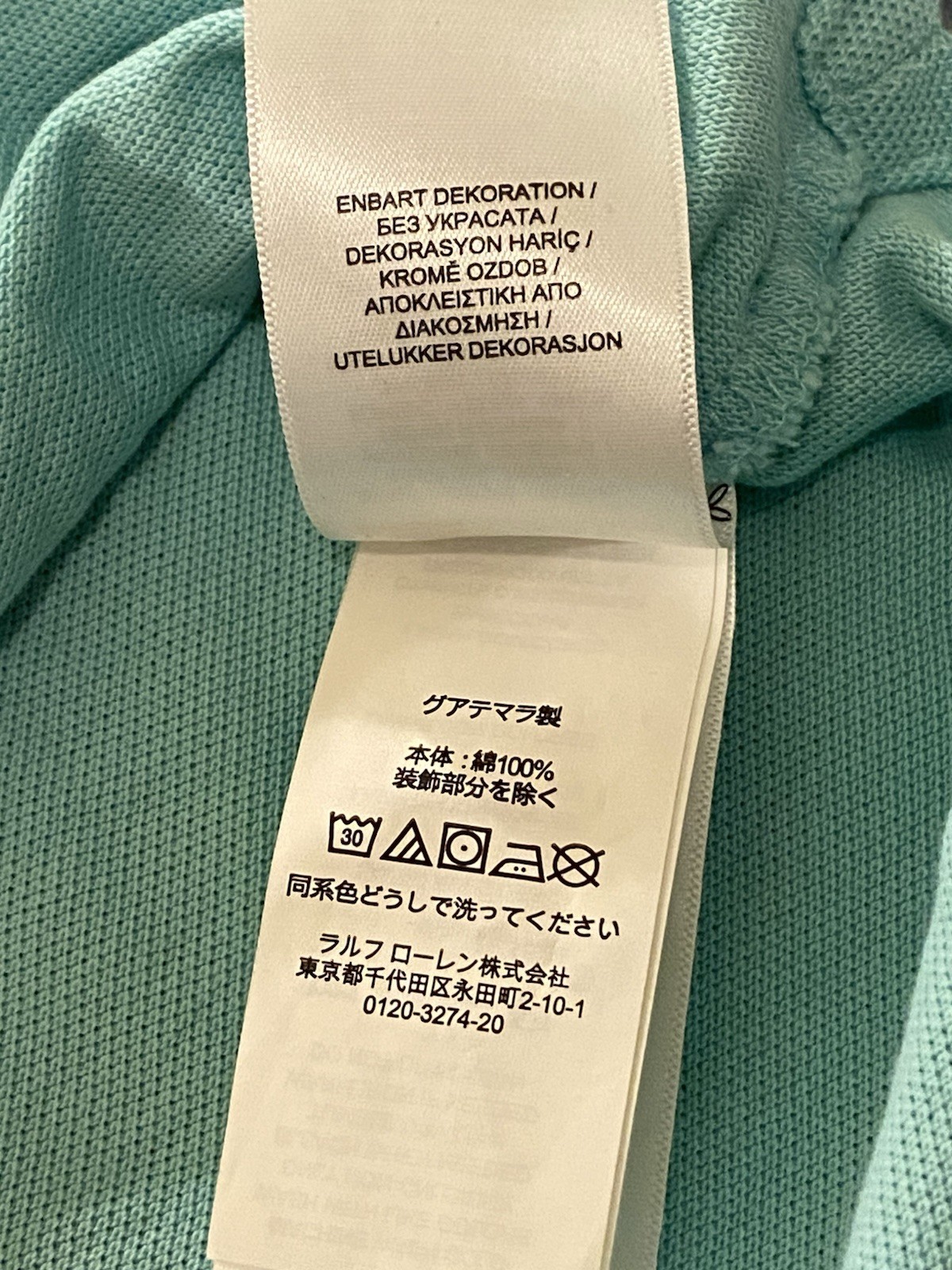 Ralph Lauren Size Womens XL Polo Teal Dress The Mesh Mini Preppy 100% Cotton