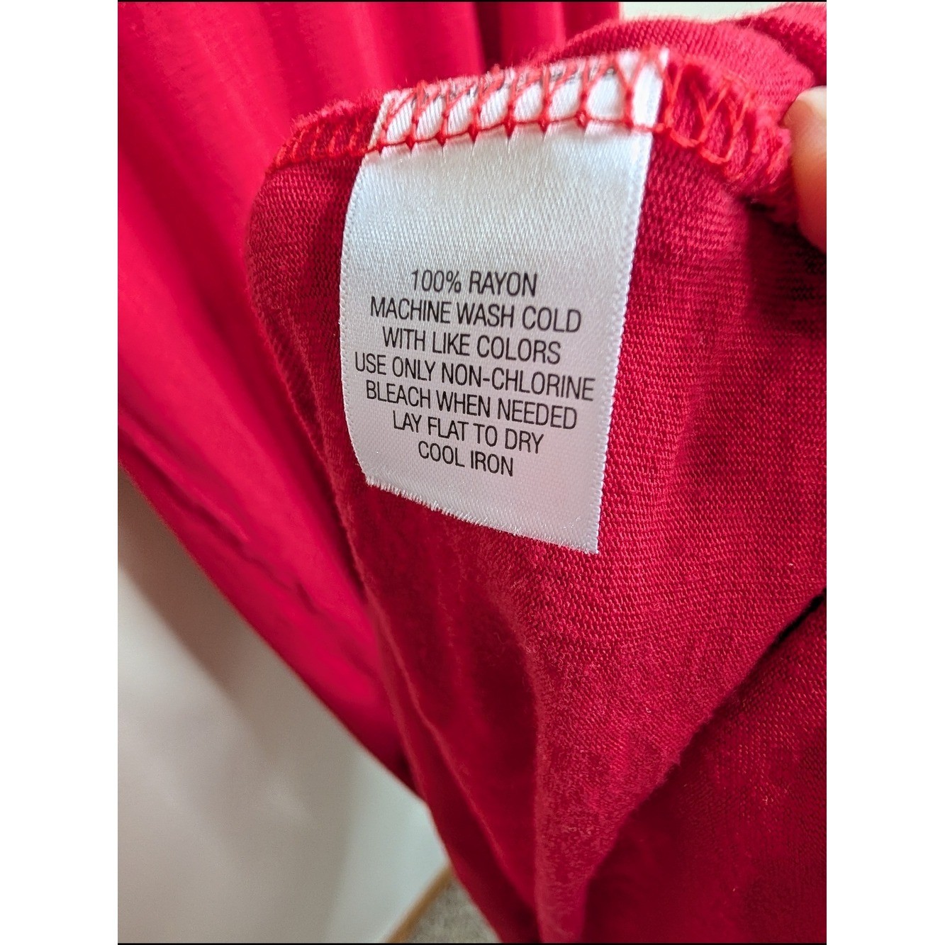 Great Northwest Indigo Paisley Border Tank Dress | Size XL | Raspberry Red